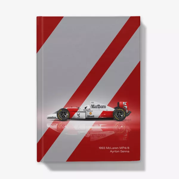 Ayrton Senna's 1993 Mclaren MP4 F1 Car Notebook