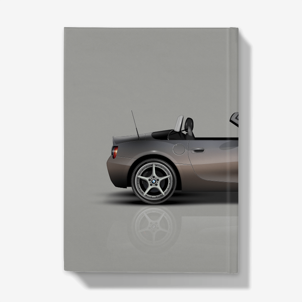 Hard Cover Notebook with Hand Mockup