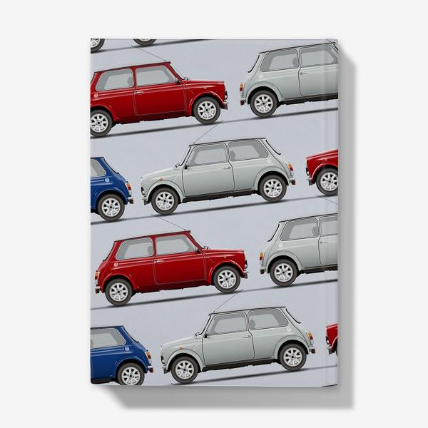 Hard Cover Notebook with Hand Mockup