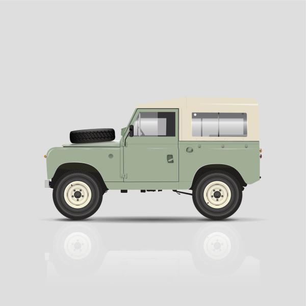 Landrover Greetings Card