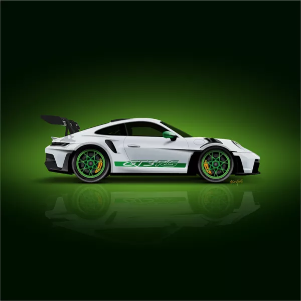 Porsche GT3 RS Art Print