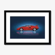 1987-Lamborghini Countach Red