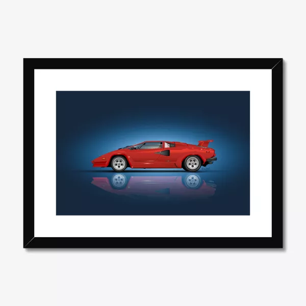 1987-Lamborghini Countach Red