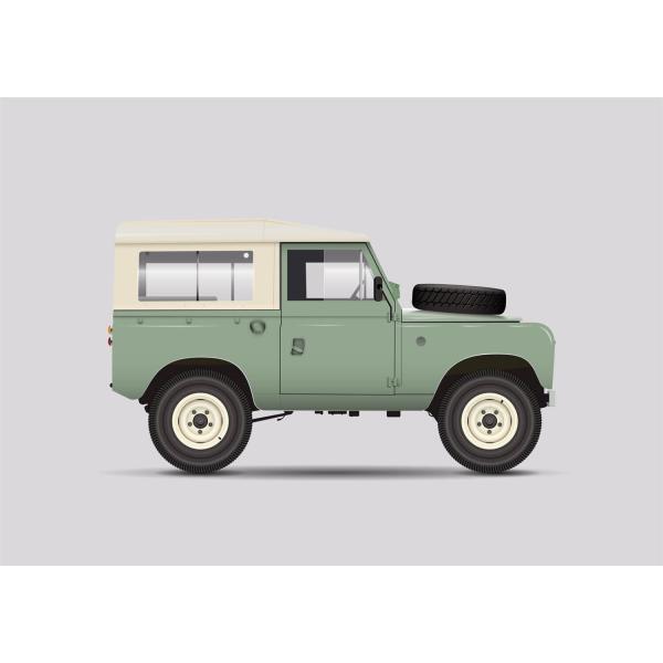 1961 Landrover Series IIA art Print