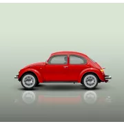 2003 VW Beetle art print Red