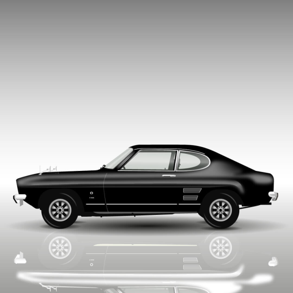 1969 Ford Capri Mk1 Black