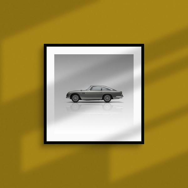 1969 Aston Martin DB5 art poster print