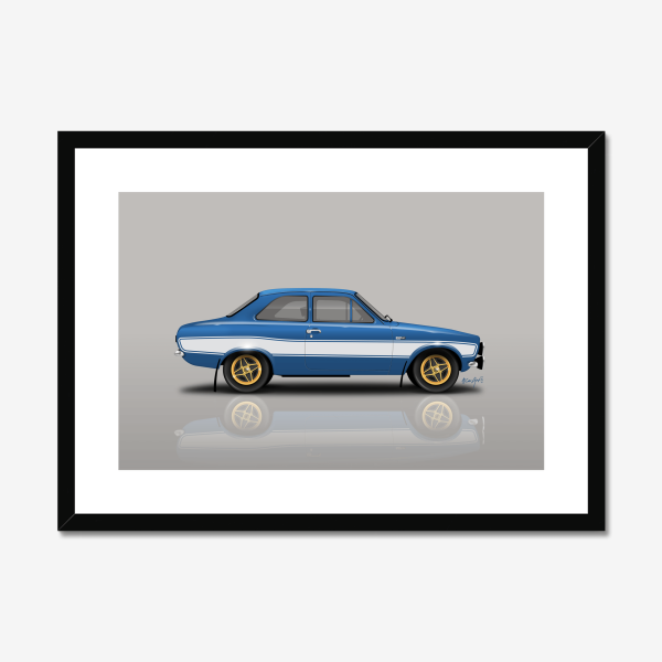 1968 Ford Escort Mark 1 art print (Fast & Furious)