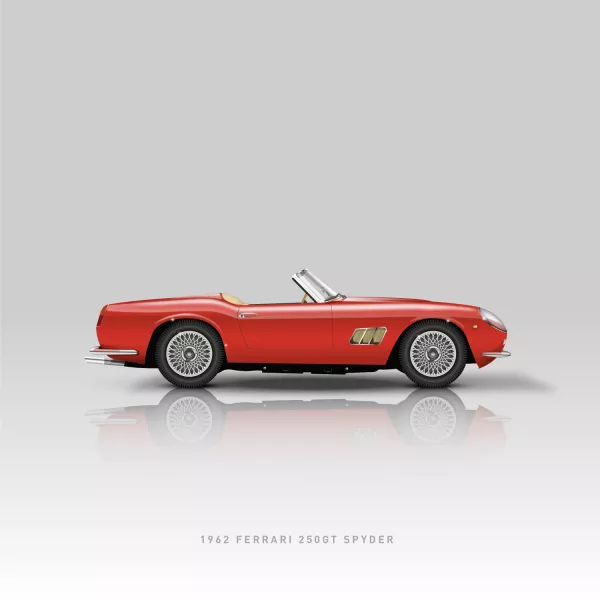 1962 Ferrari 250GT Spyder art print