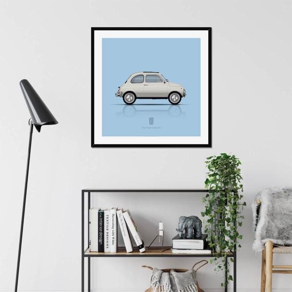 1965 Fiat 500L PX art print