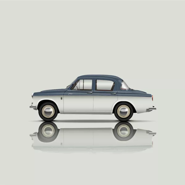 Hillman Minx (Green Background)