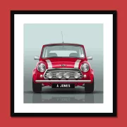 Mini Cooper (Front view) Red