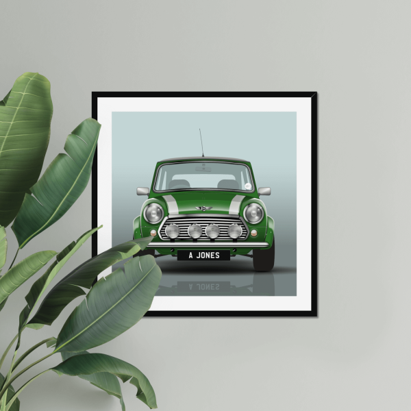 Mini Cooper (Front view) Green
