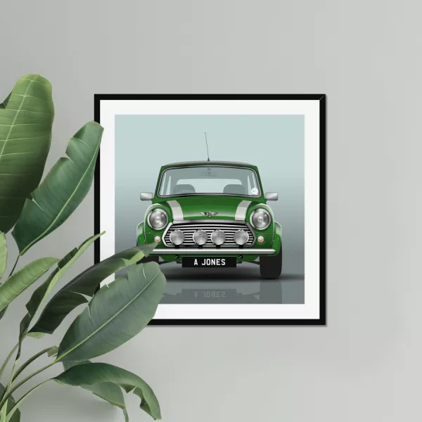 Mini Cooper (Front view) Green