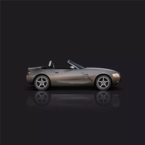 BMW Z4 Poster Print (dark)